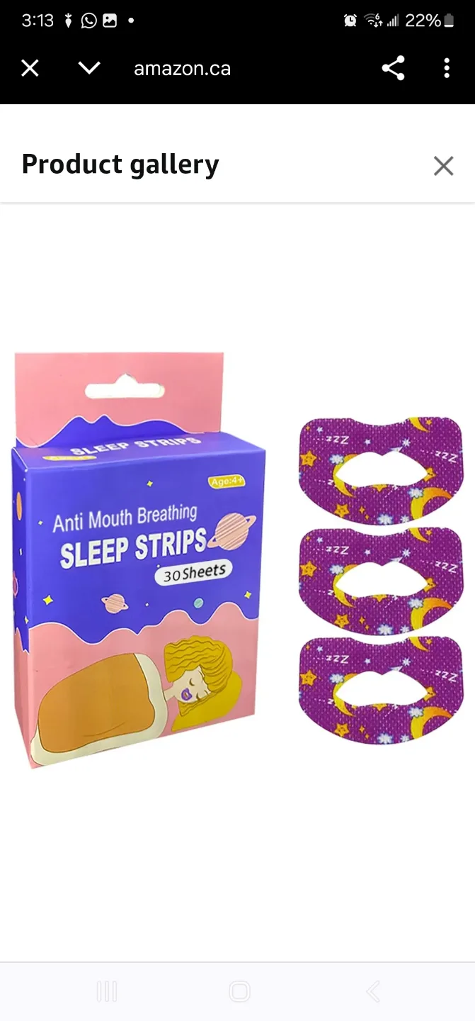 Giliump Sleep Strips - Anti Mouth Breathing - 30 Sheets thumbnail