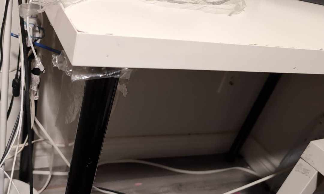 IKEA LINNMON/ADILS Table - White/Black - photo 4