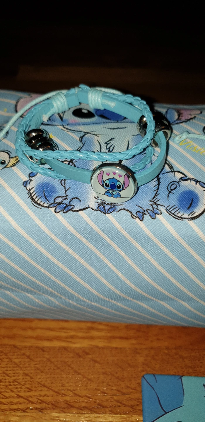 Stitch Makeup Bag, Bracelet, and Compact Mirror Set - photo 4