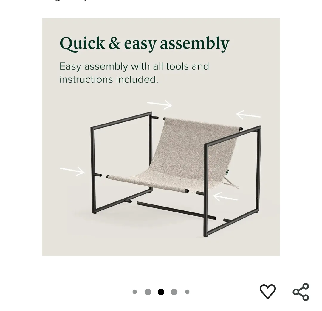 Zinus Aidon Armchair - Oatmeal image indicator(5)