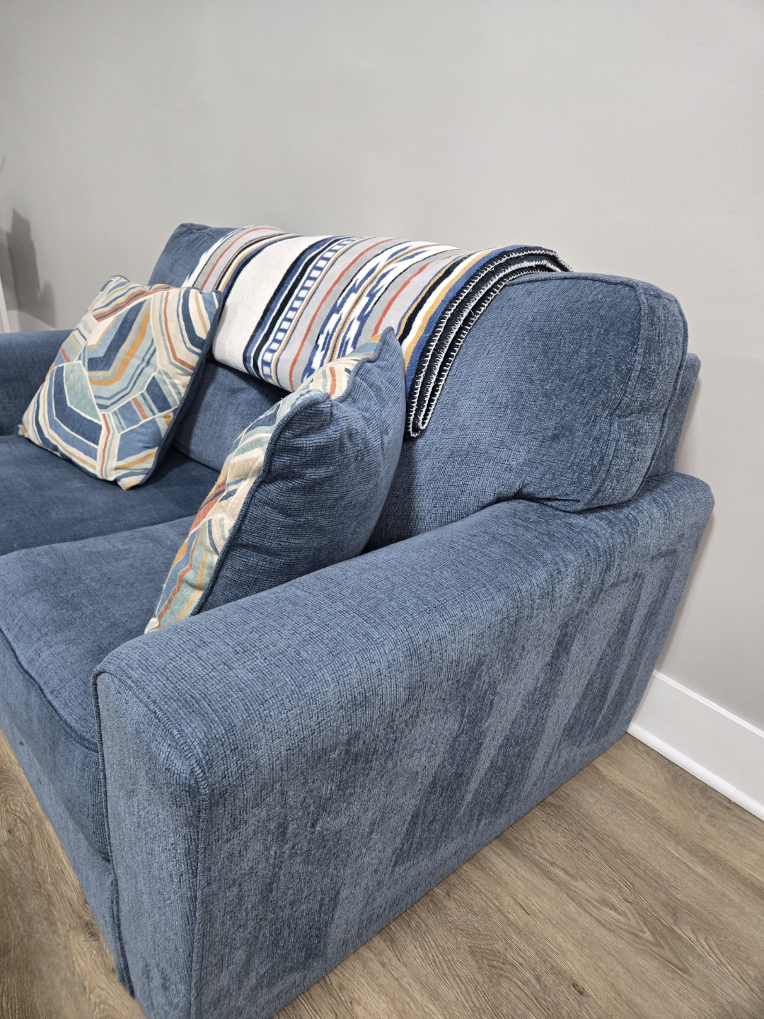 Blue Loveseat