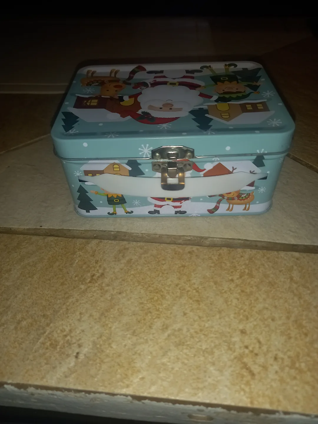 Adorable Christmas Tin Box thumbnail