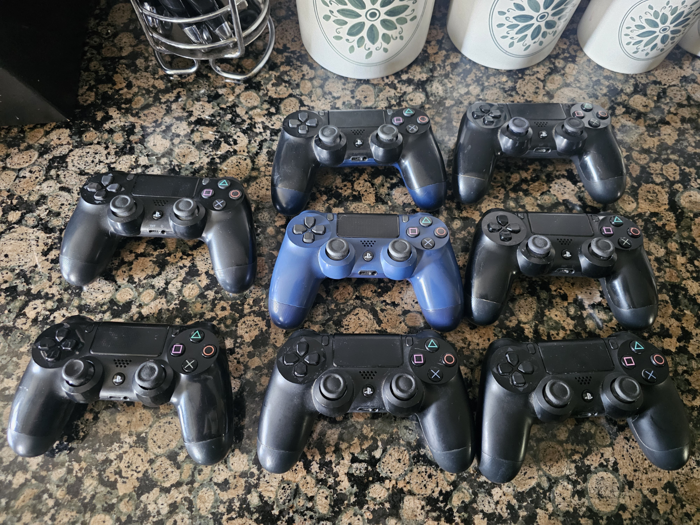 Lot of 8 Playstation 4 Controllers (Prices Below)
