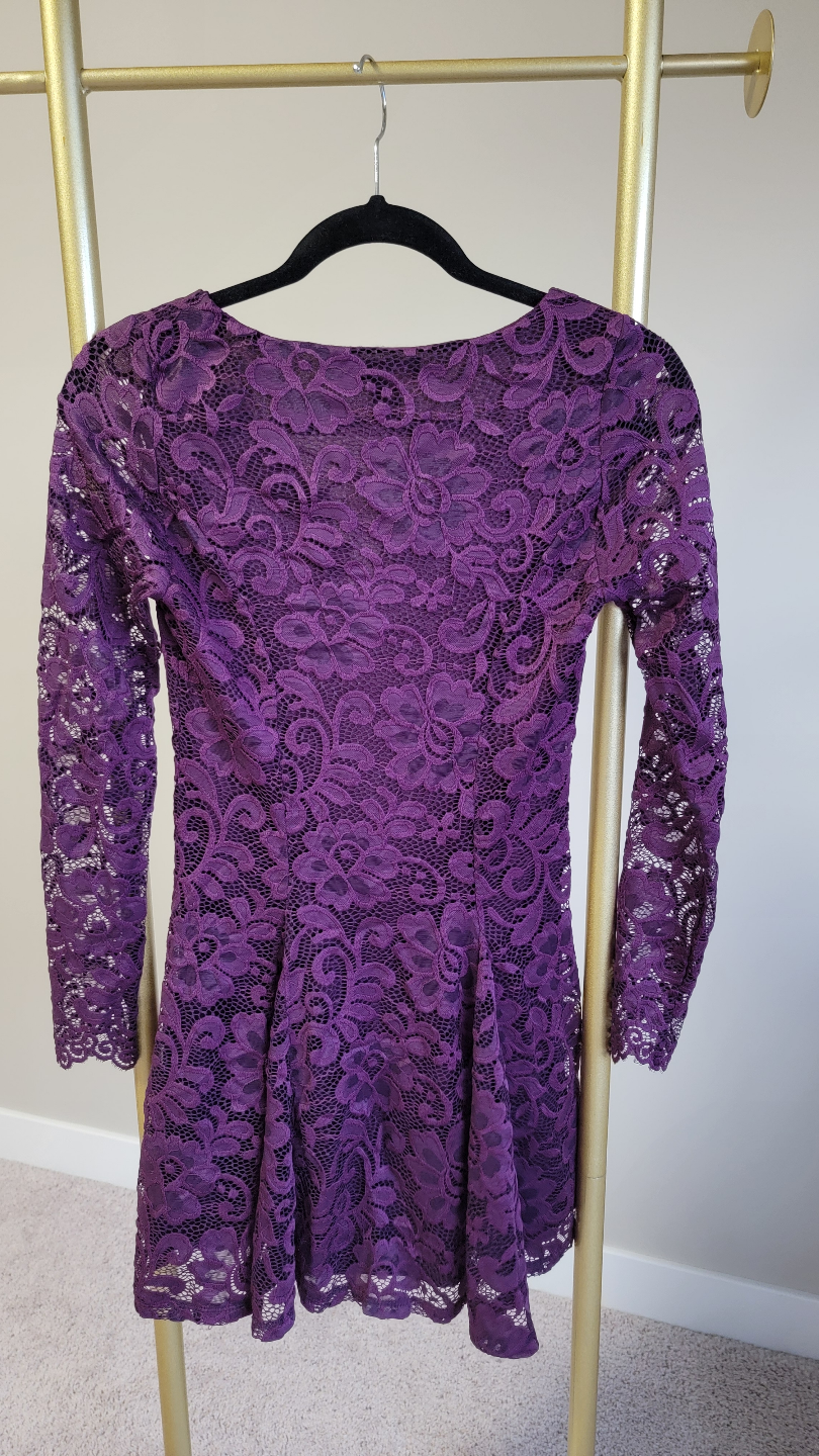 Forever 21 Purple Lace Mini Dress - photo 5