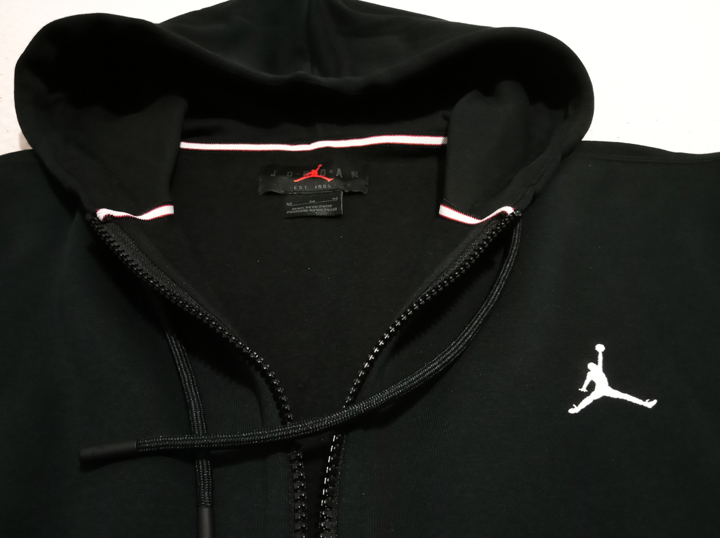 NEW Men's Jordan Jumpman Black Zip-Up Hoodie - photo 4