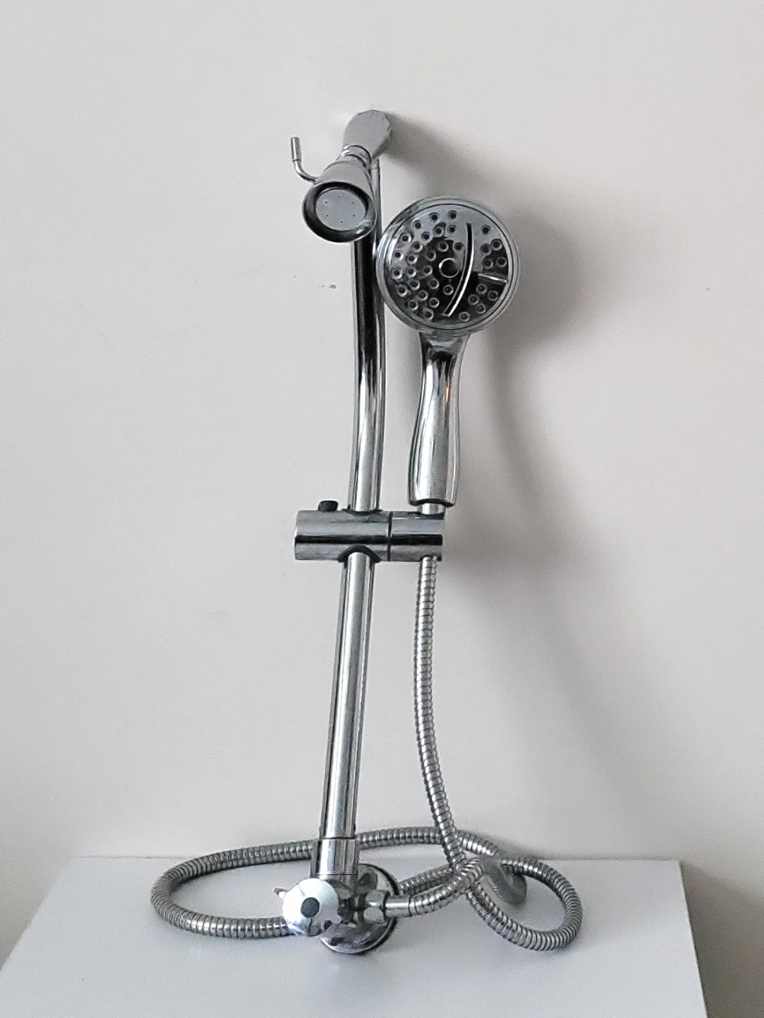 Chrome Shower Faucet Set with Handheld Shower Head image indicator(2)