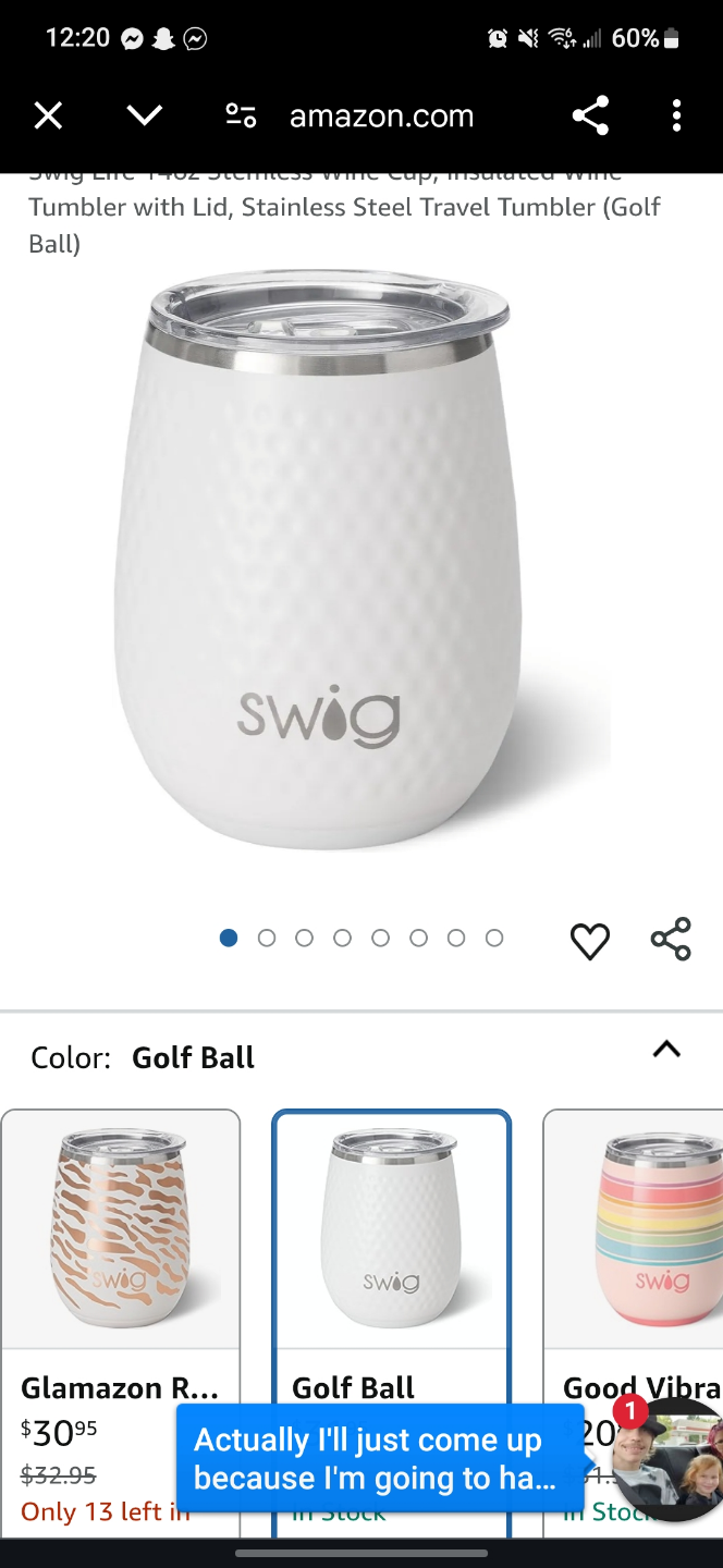 SWIG Wine Tumbler - Golf Ball - photo 3