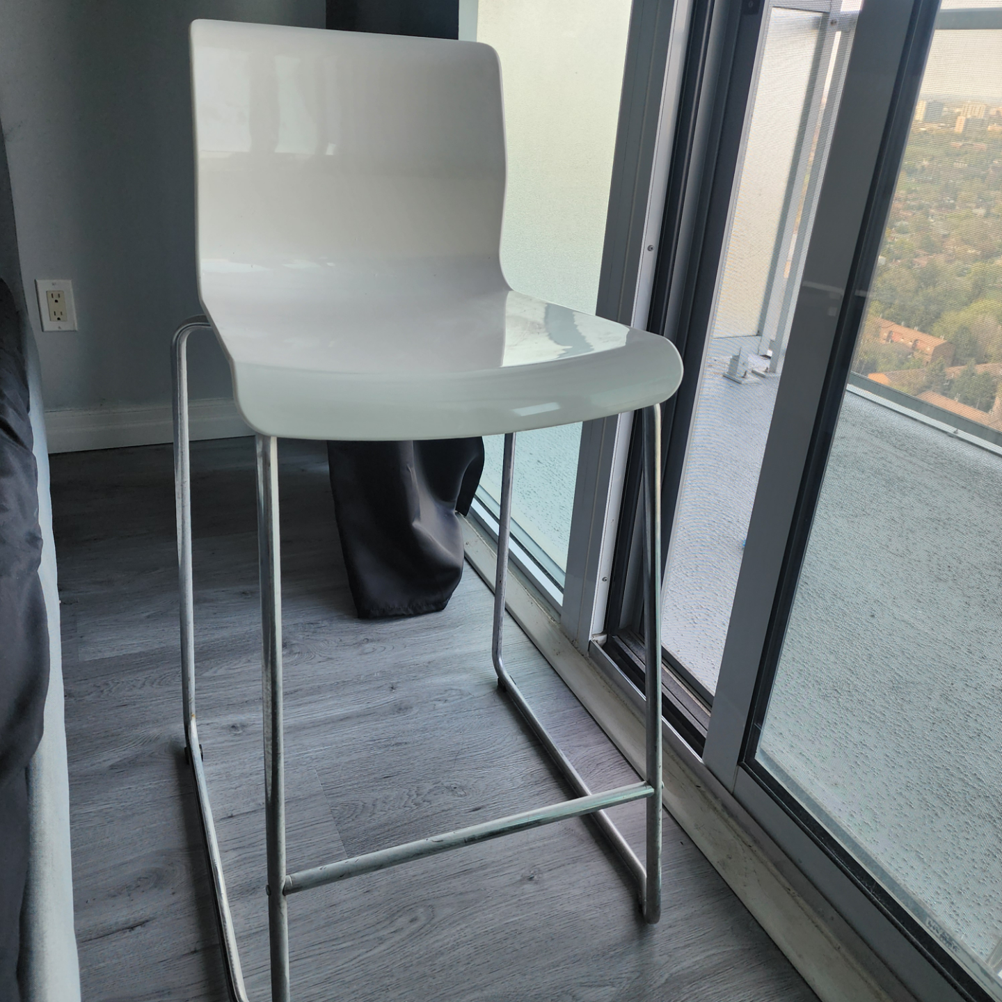 White Counter Height Stool 2set!!
