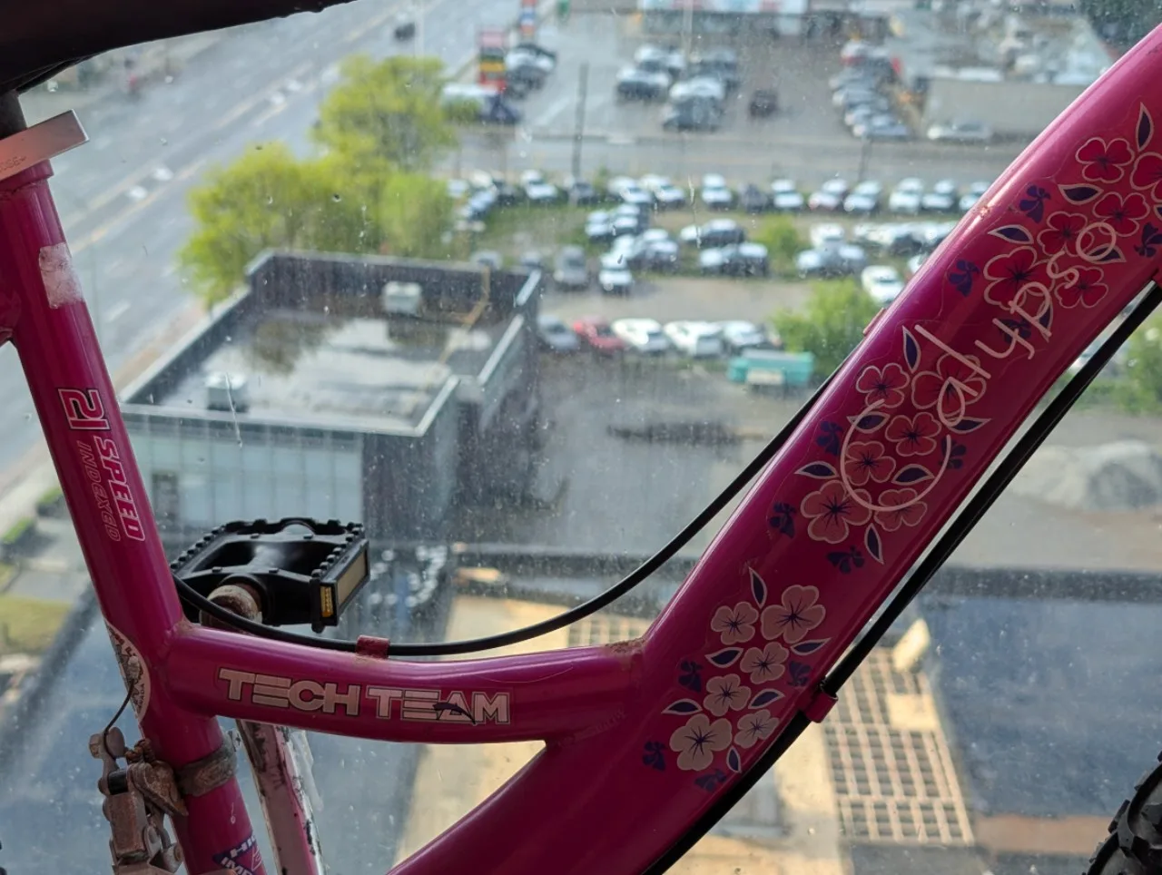 Girls' Tech Team 21-Speed Pink Mountain Bike image indicator(5)