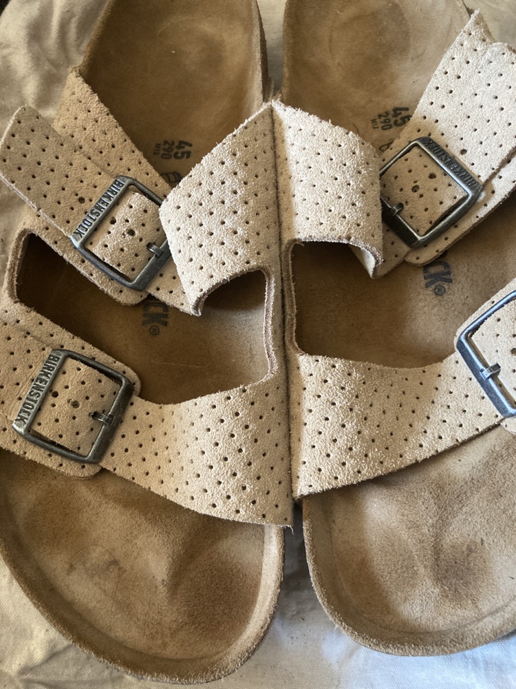 Birkenstock Arizona Suede Sandals Size 45