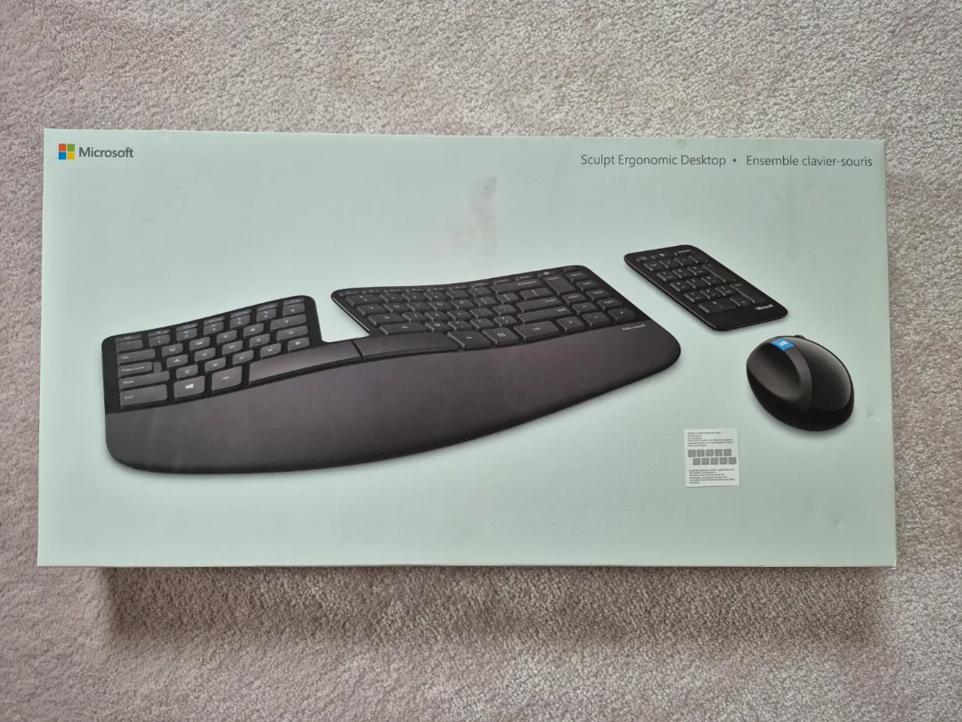 Microsoft Sculpt Ergonomic Desktop Keyboard and Mouse thumbnail