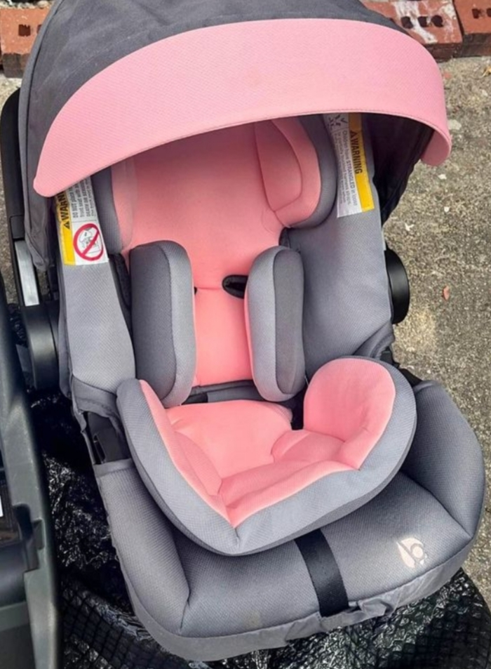 Graco Infant Car Seat - Pink and Gray