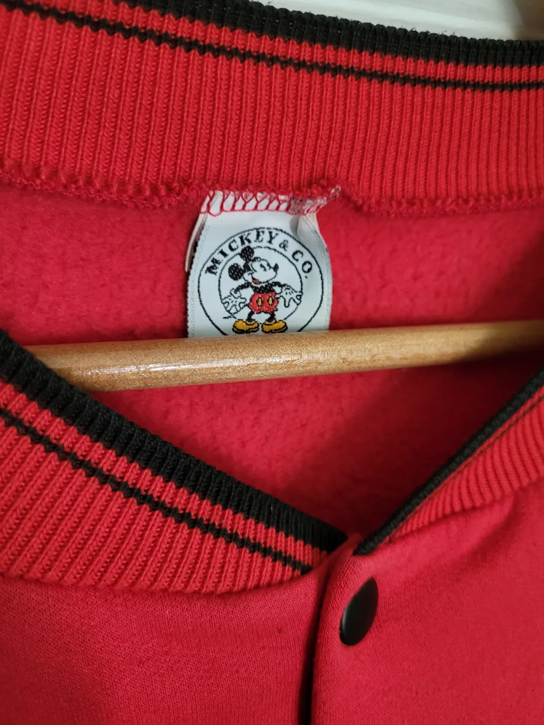 Vintage 90s Disney Varsity Fleece Jacket * Made in Canada * image indicator(3)