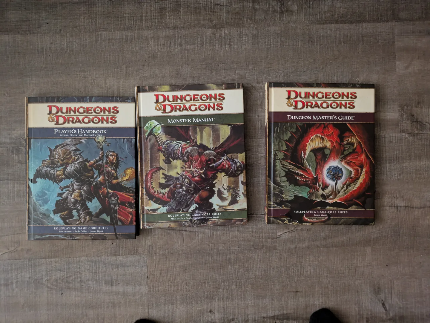 Dungeons & Dragons 4th Edition Roleplaying Game Core Rulebooks thumbnail
