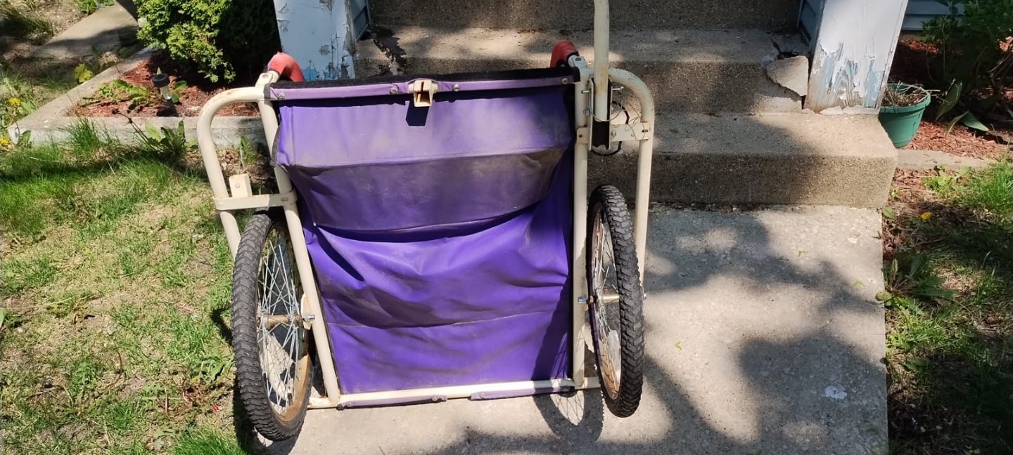 Kids Bike Trailer - Purple, Red, Yellow - photo 4
