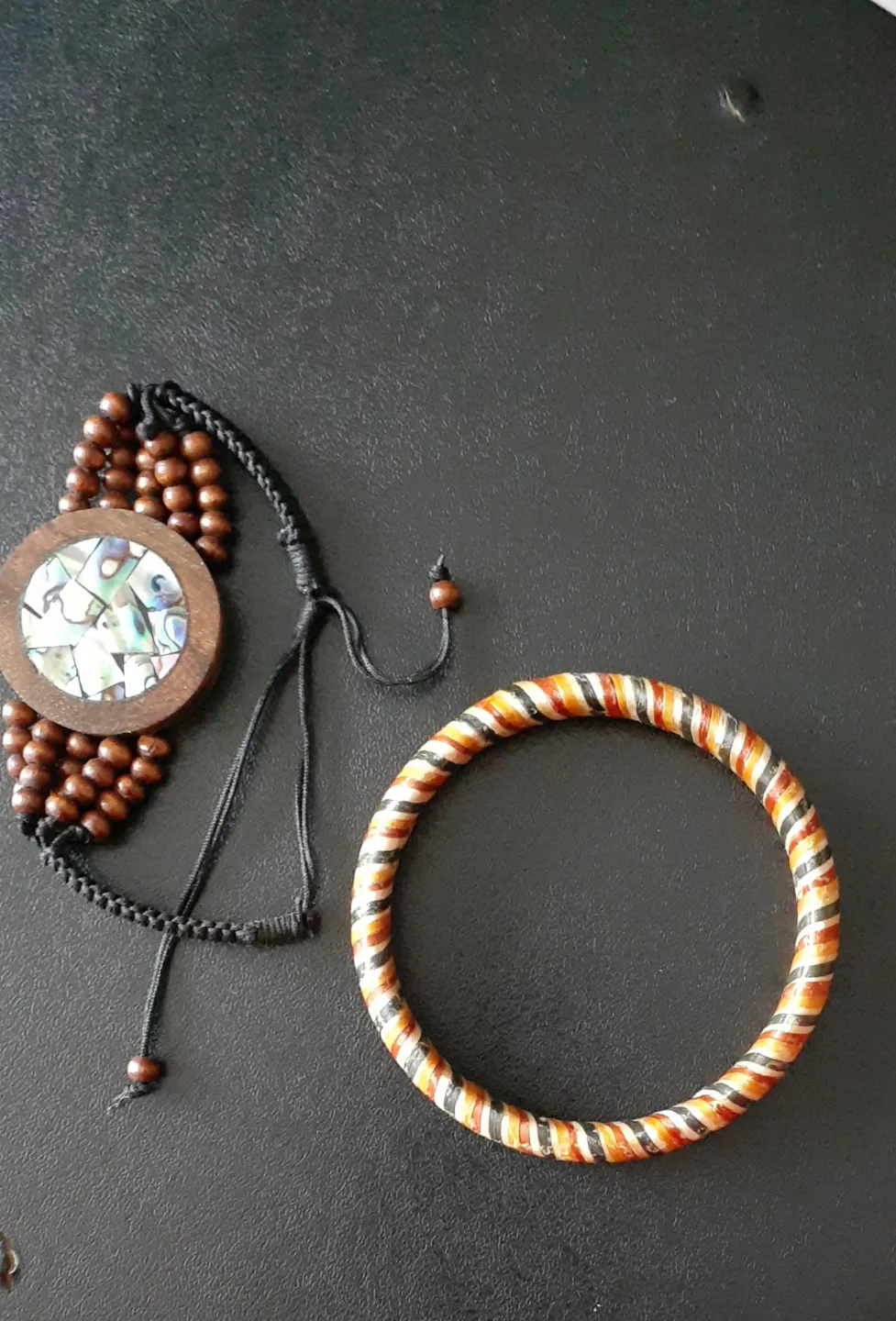 One Beaded Bracelet and one 4-color Bracelet ♥️ thumbnail