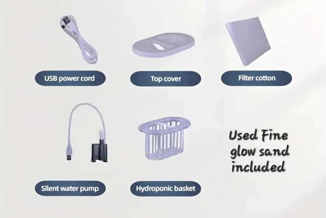 Mini Desktop Fish Tank image indicator(3)