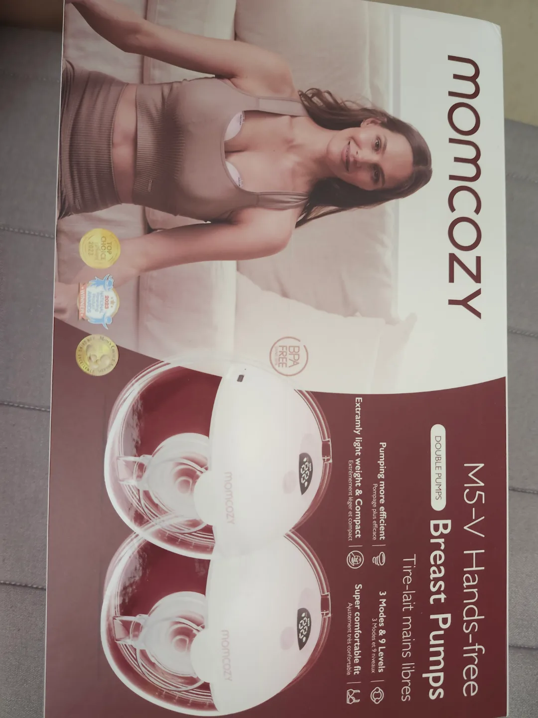 Momcozy M5-V Hands-free Double Breast Pump
