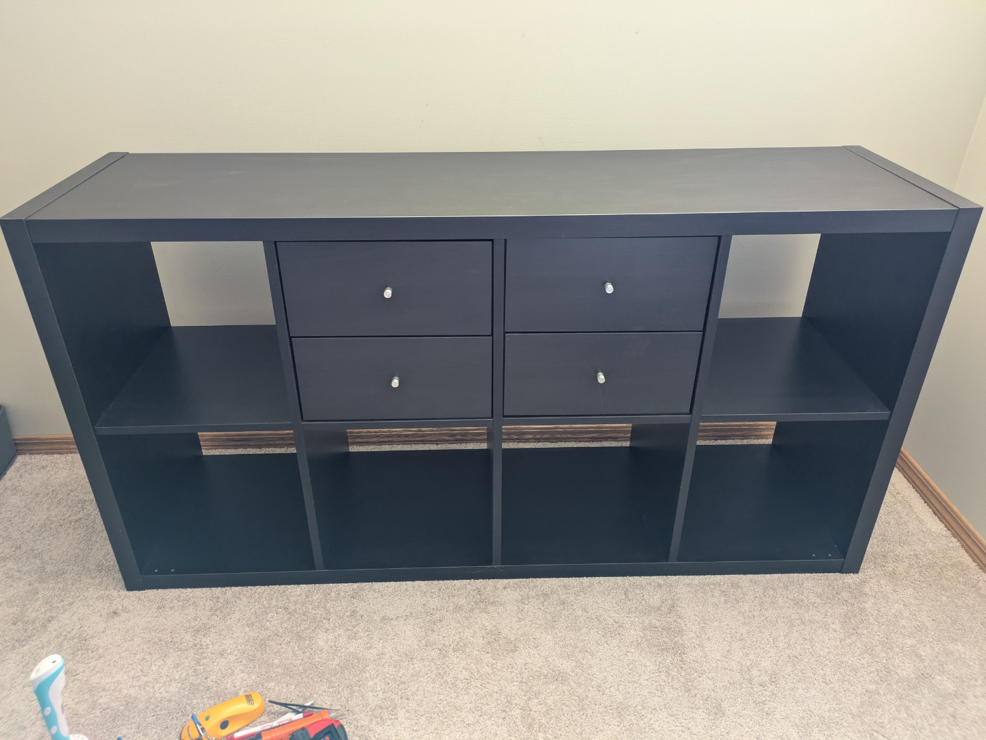 IKEA Kallax 8 Cube Shelving Unit with Drawers
