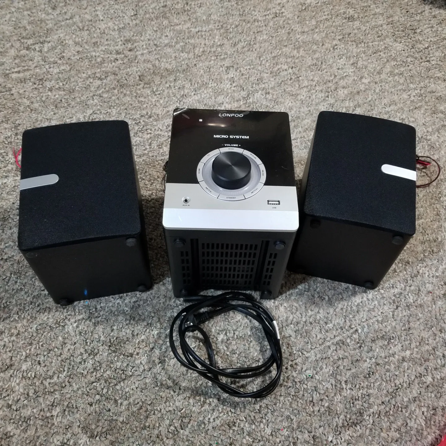 Lonpoo Micro System 2.1 Speaker System #freecycle thumbnail