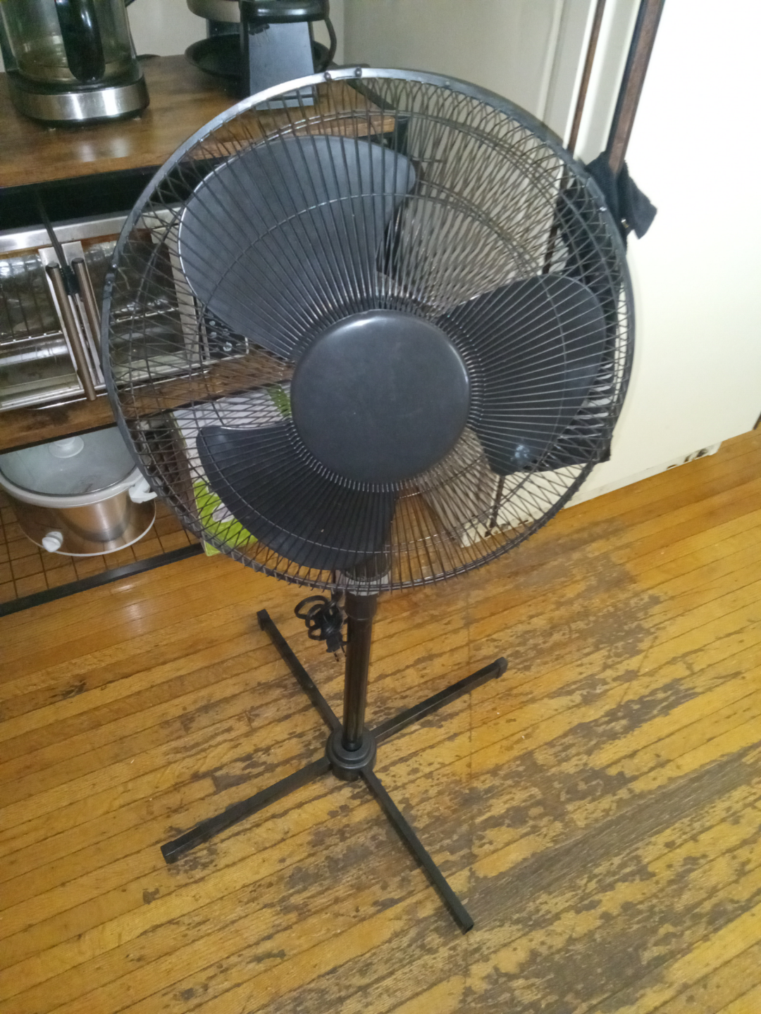 Black Stand Fan