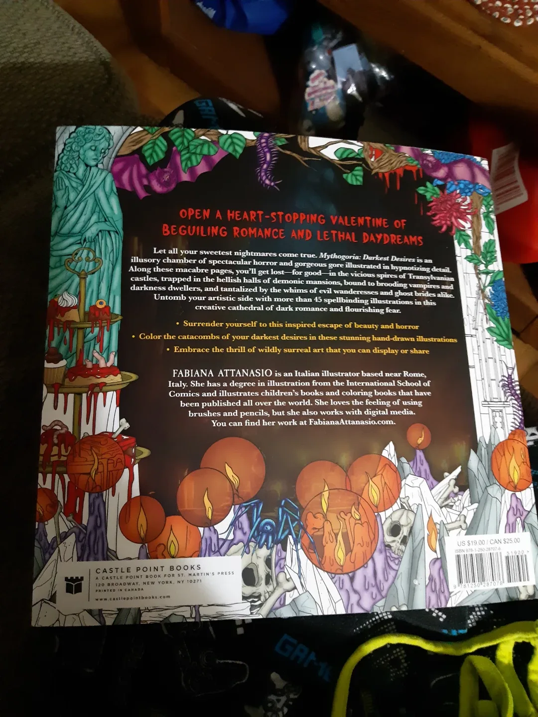 "🏒"Mythogoria Darkest Desires Adult Coloring Book image indicator(2)