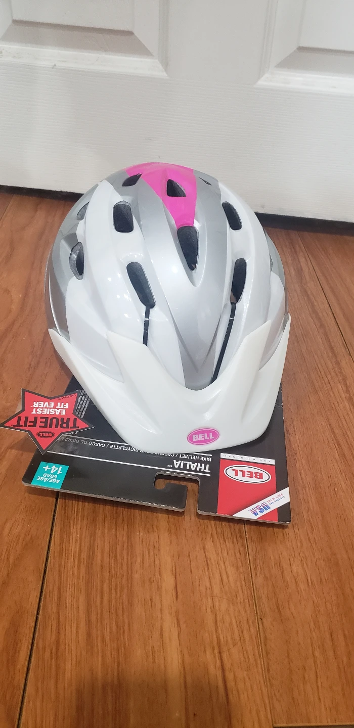 Bell Traila Bike Helmet - Youth/Adult - Pink and Silver