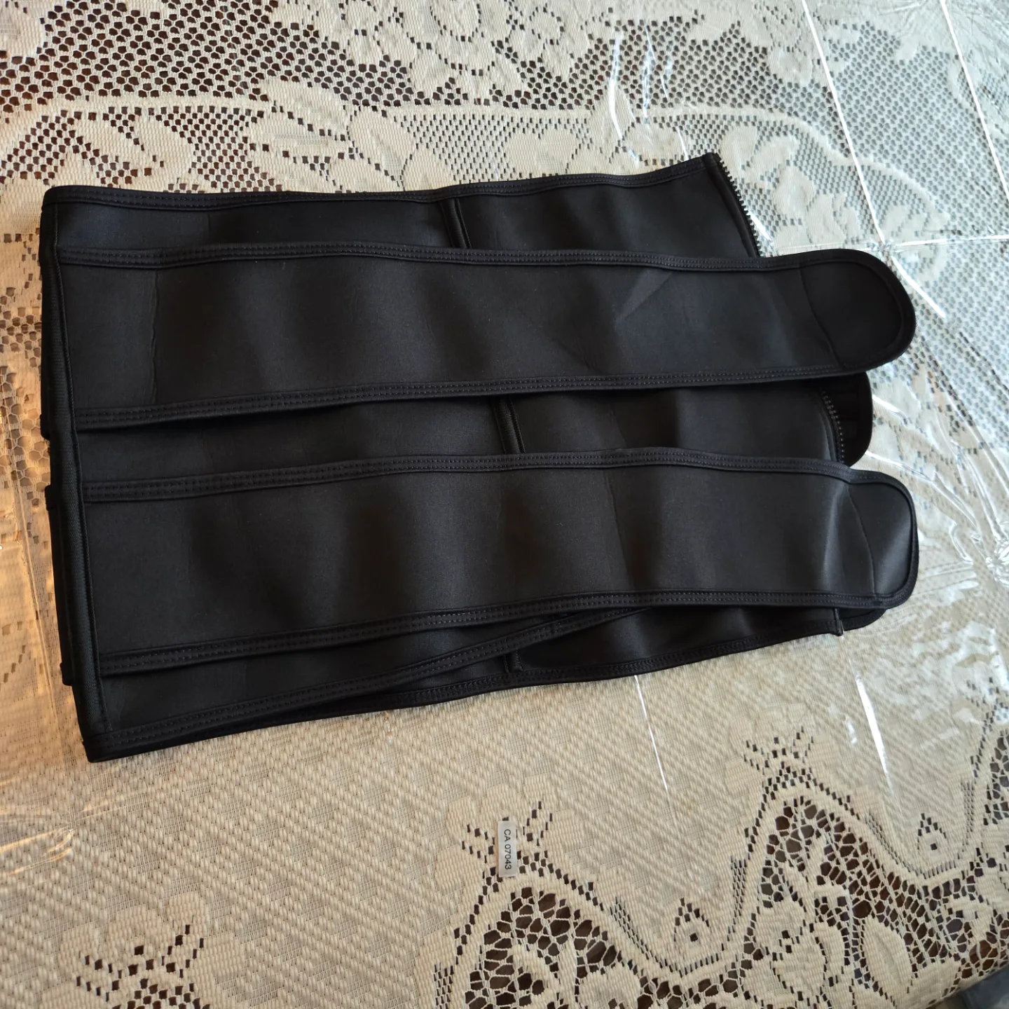 XXXL Black Neoprene Waist Trainer Corset thumbnail