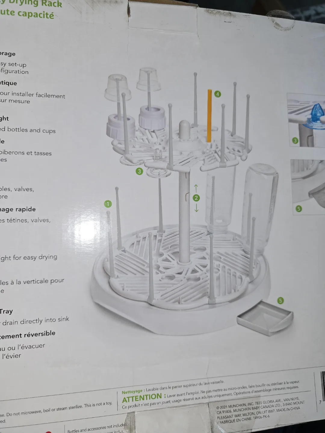 new Munchkin High Capacity Bottle Drying Rack thumbnail