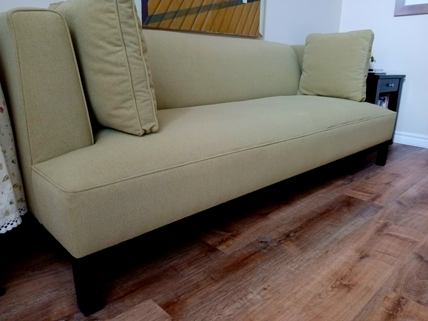 DeBoer's Sofa 84" x 34" x 30", Khaki colour. - photo 2