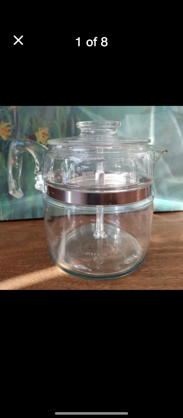 Vintage Pyrex Coffee Percolator thumbnail