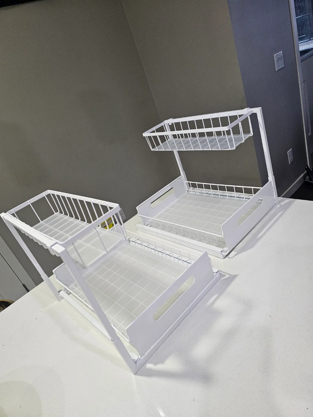 Two-Tier Under-Sink Organizer - White image indicator(10)