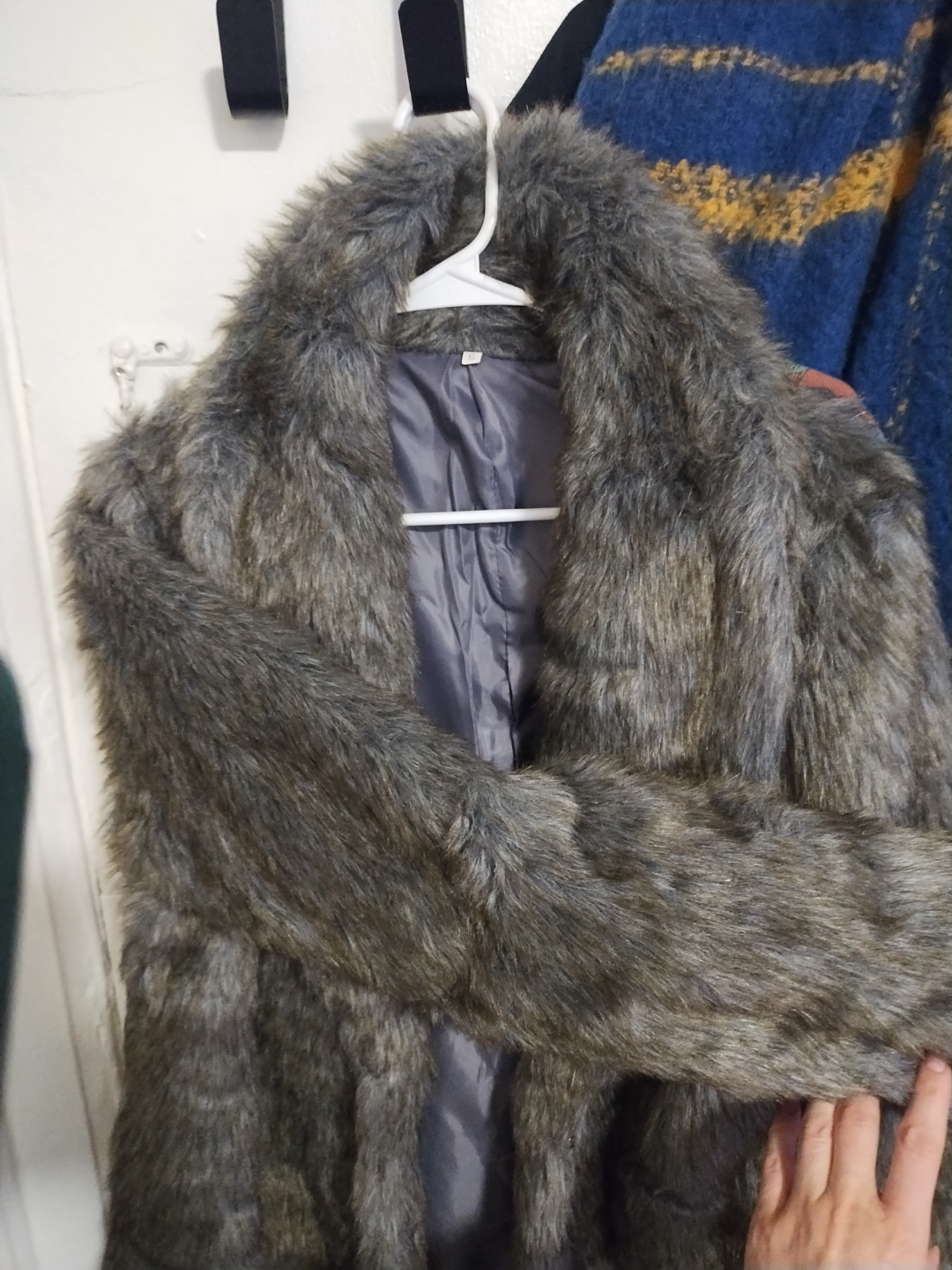 Grey Faux Fur Coat - photo 2