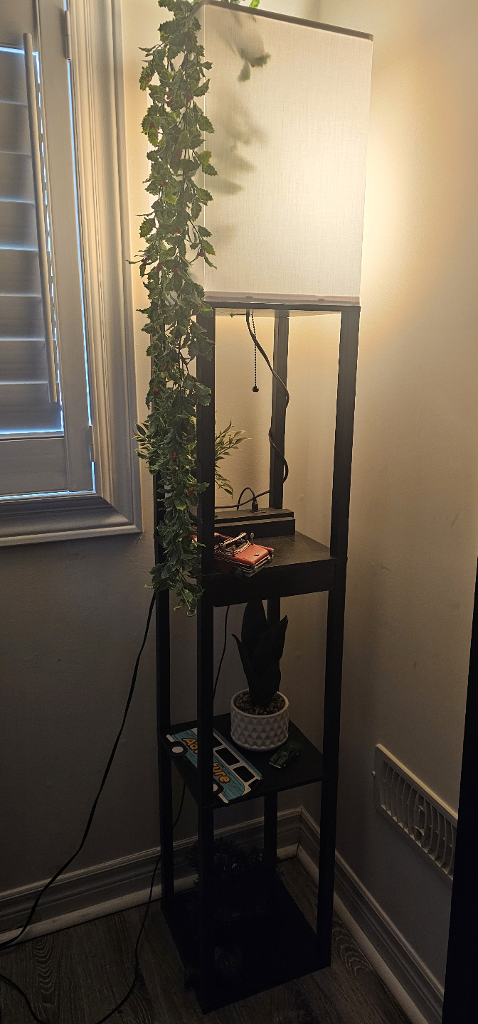 Lamp with Storage Shelves - photo 2