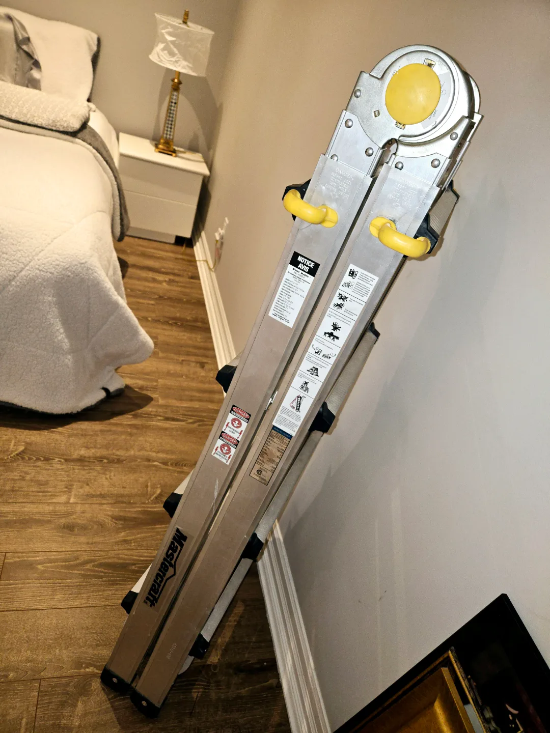 Mastercraft 17ft Multi-Task Aluminum Ladder image indicator(9)