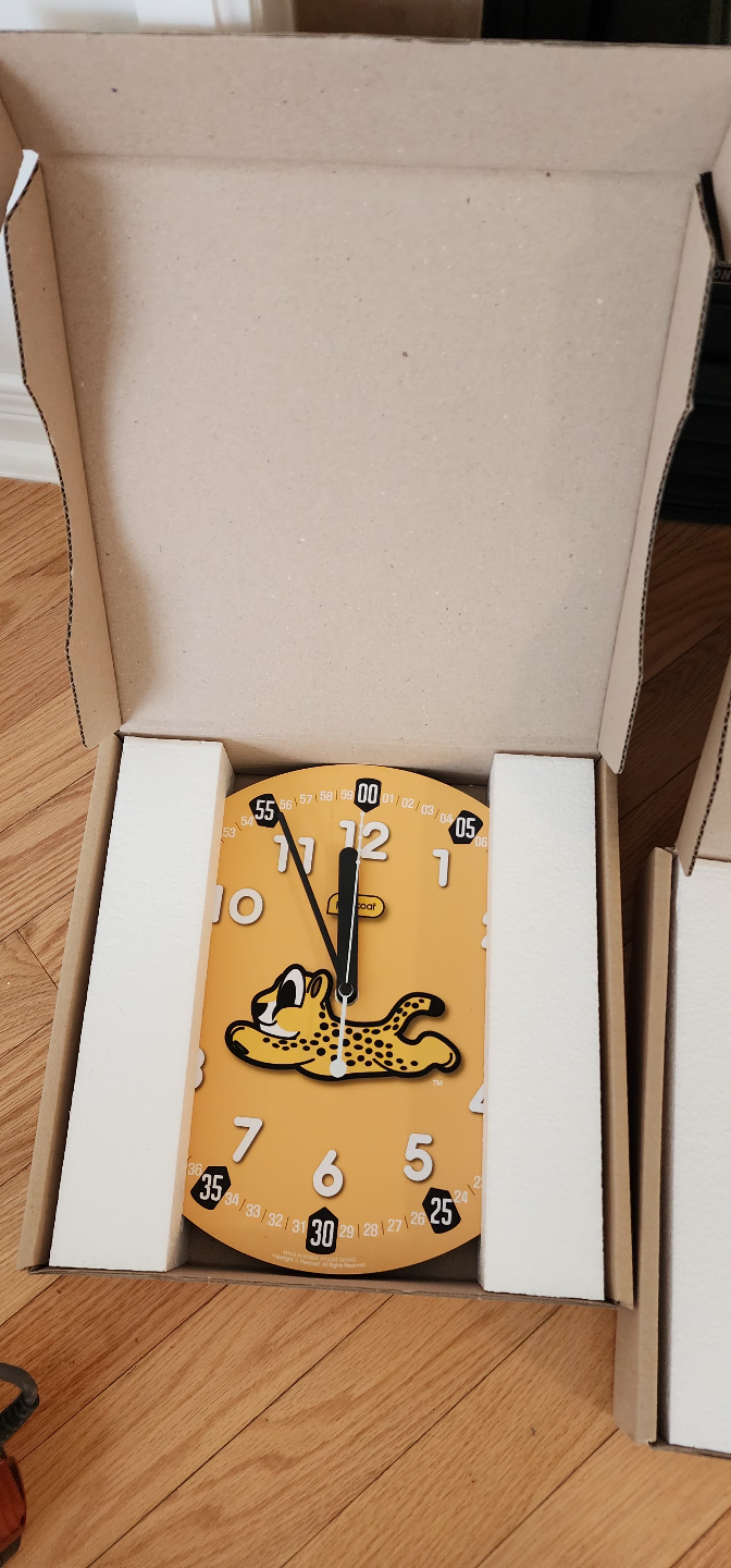 non ticking movement clock! Kids teaching clock - photo 3