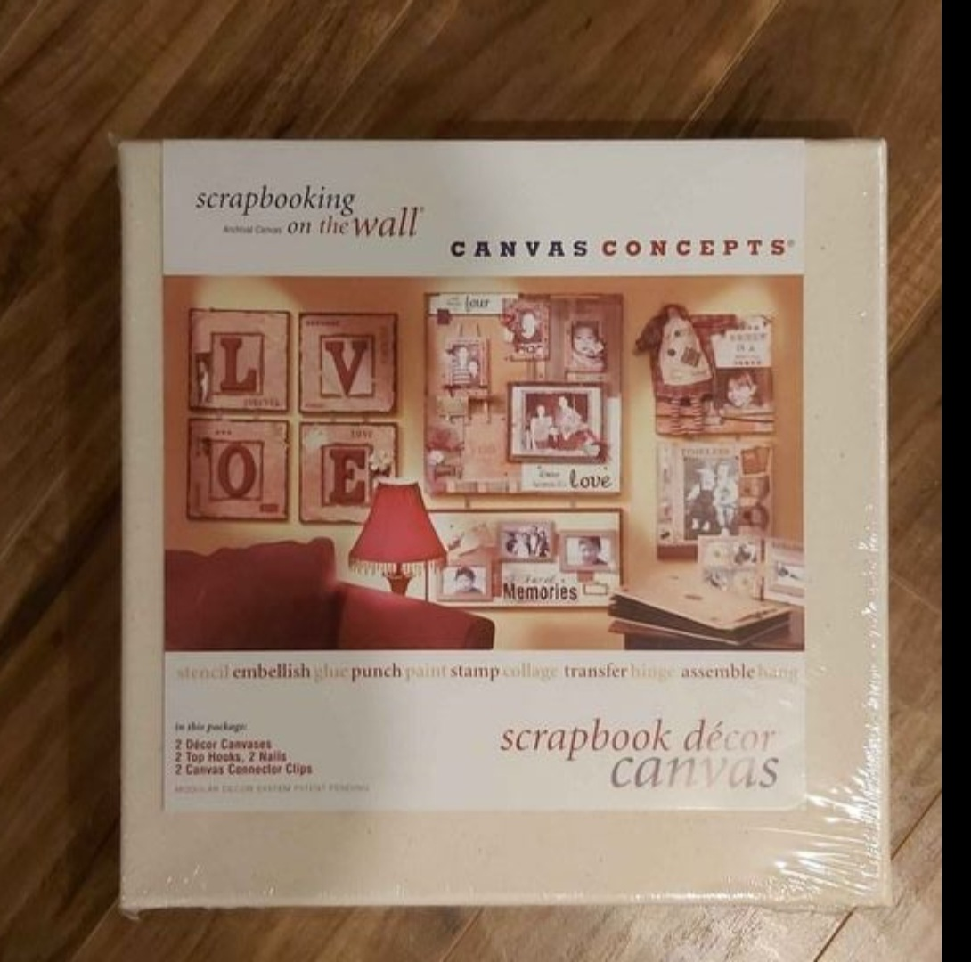 Scrapbook Décor Canvas Kit