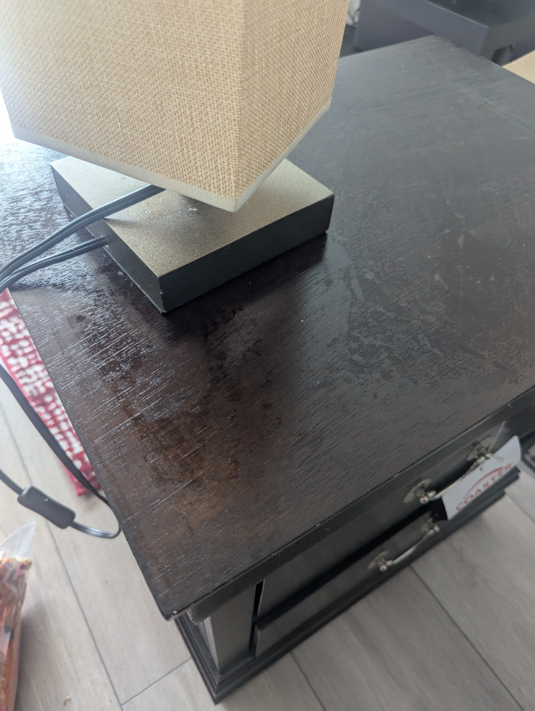 Coaster Fine Furniture Nightstand with Lamp - photo 3