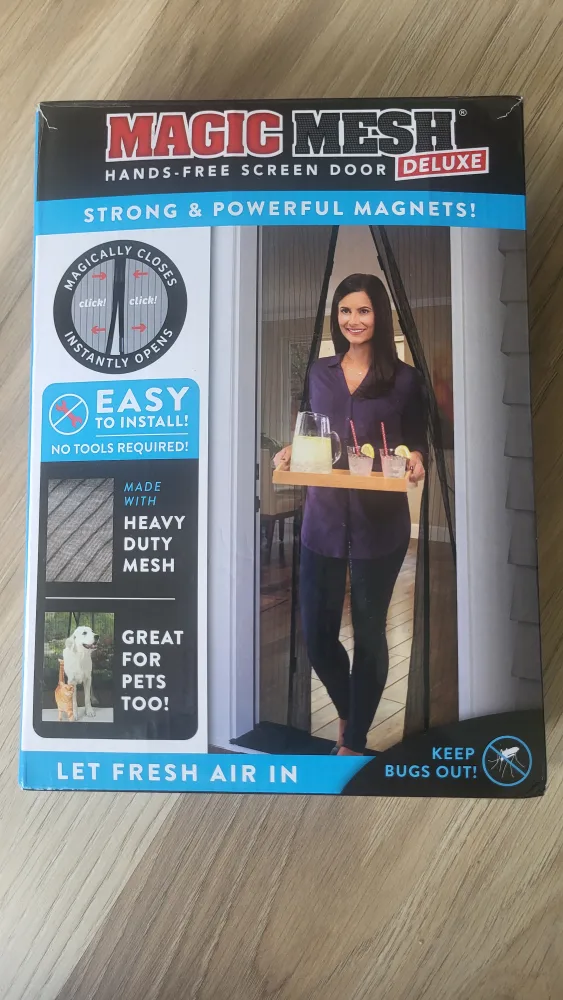 Hands-free screen door thumbnail