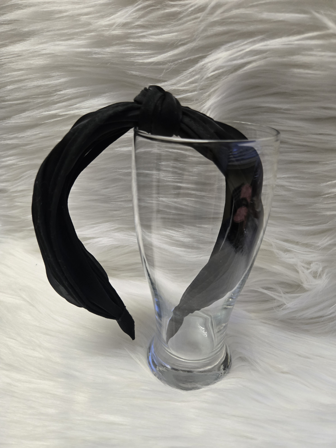 Black knotted headband *new - photo 4