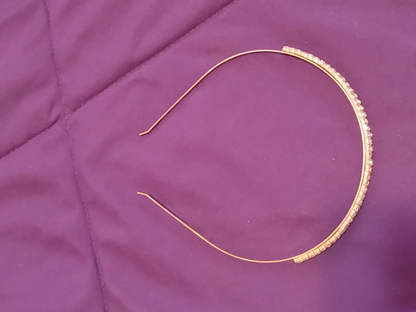 Gold Rhinestone Headbands/Hairbands image indicator(3)