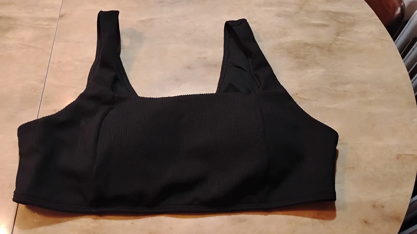 Plus Size Ribbed Bikini Top thumbnail