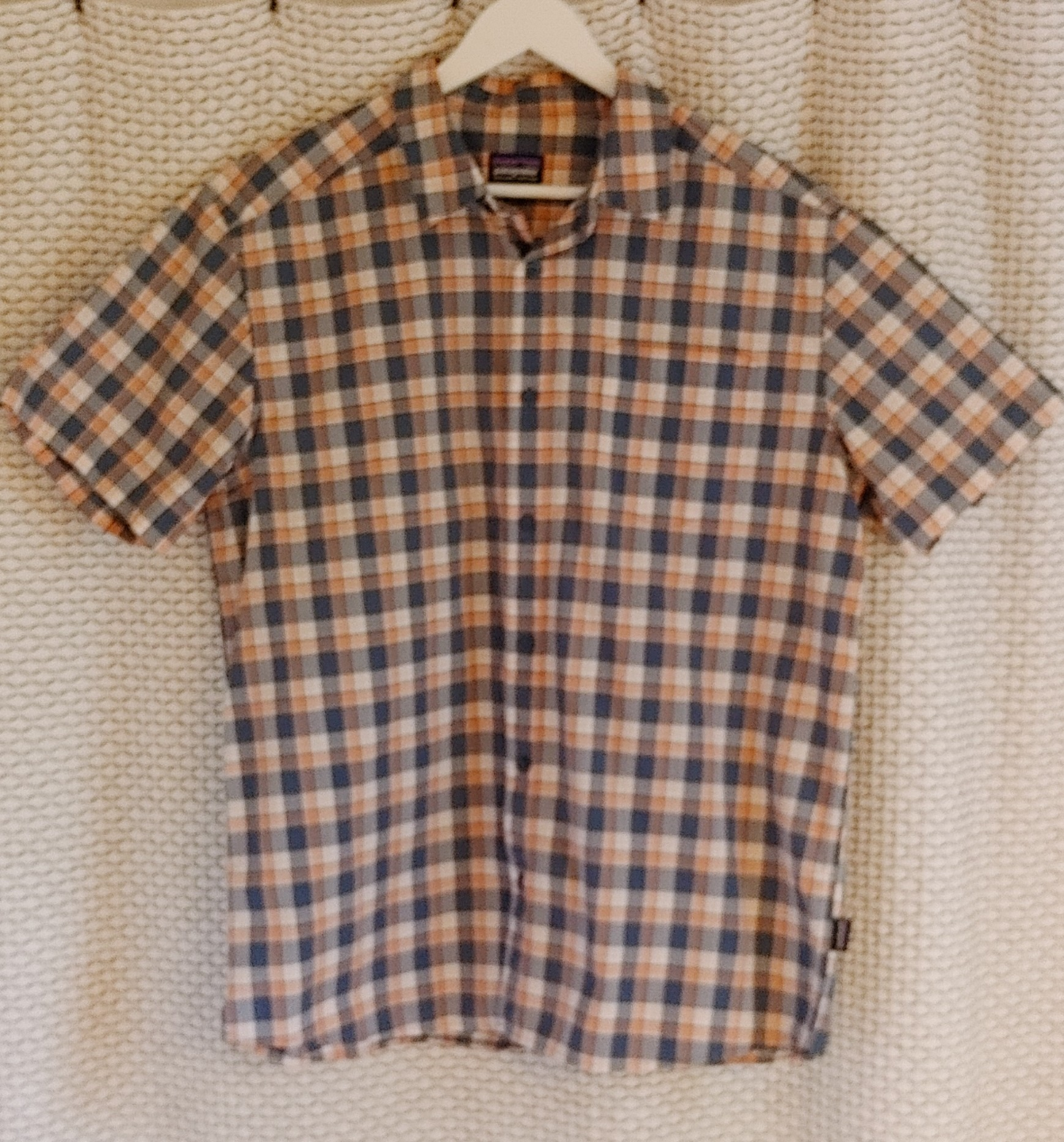 Patagonia Cotton Men's Plaid Shirt - Size Large