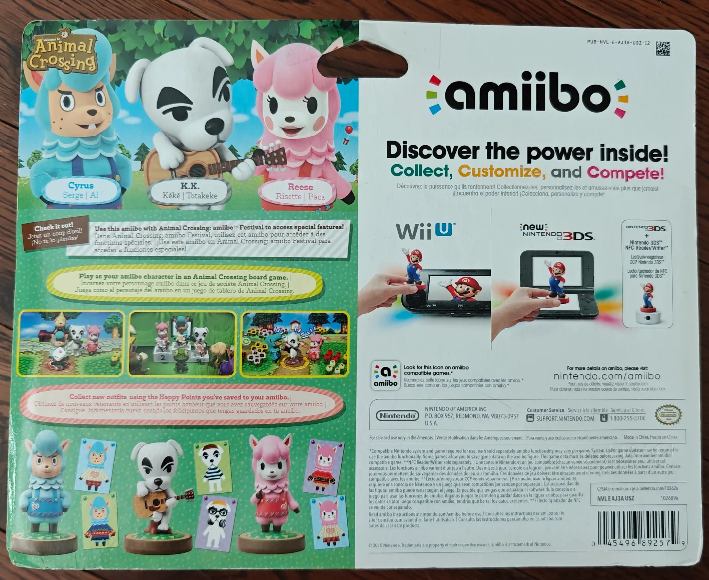 Animal Crossing amiibo Cyrus, K.K. Slider, Reese, 3-Pack (new) image indicator(2)