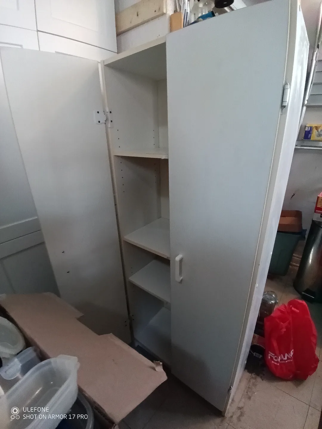 White Kitchen Pantry Cabinet fast pick up image indicator(2)