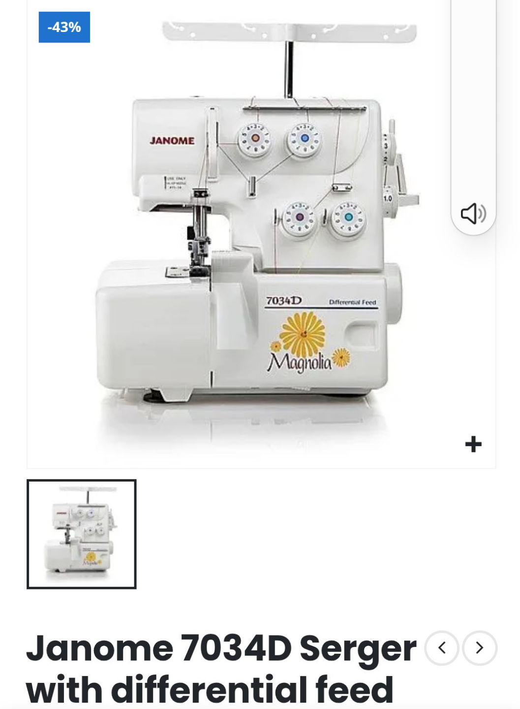 surger/ overlock Machine