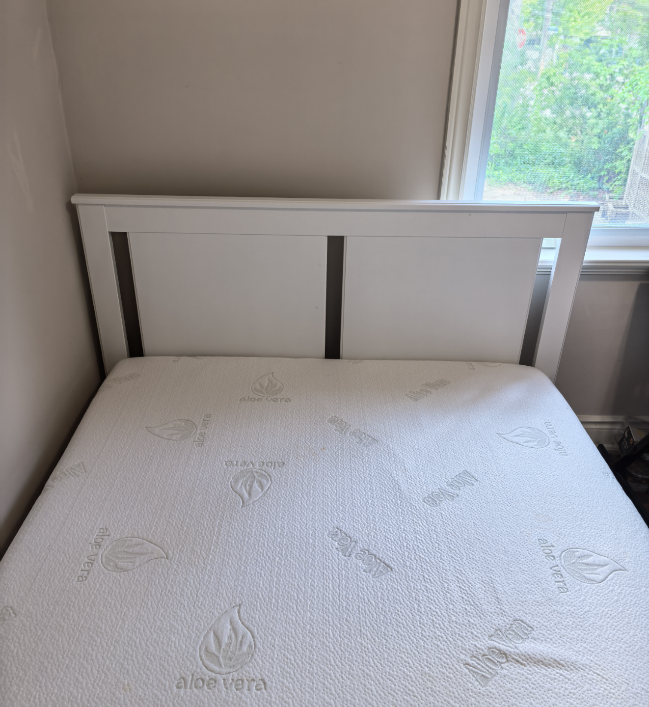 IKEA SONGESAND Full/Double Bed Frame - White（INCLUDE MATTRESS） - photo 3