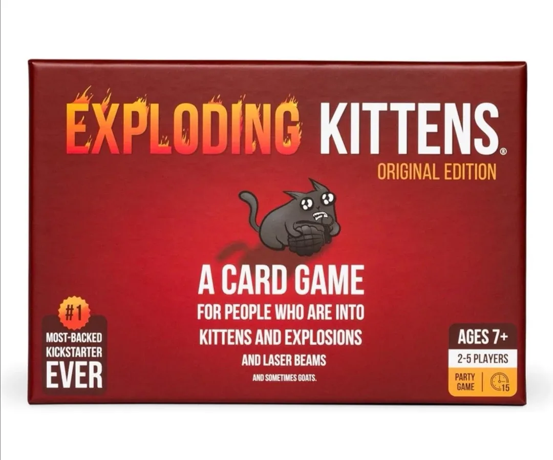Exploding Kittens Original Edition Card Game thumbnail