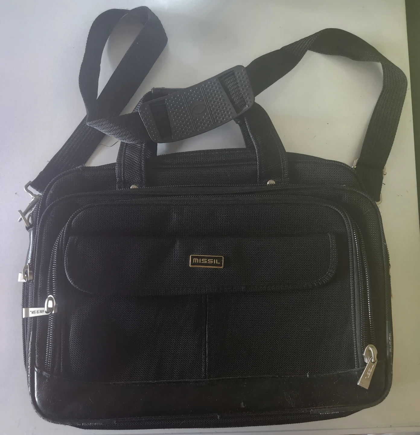 MISSIL Black Laptop Shoulder Bag # freecycle image indicator(2)