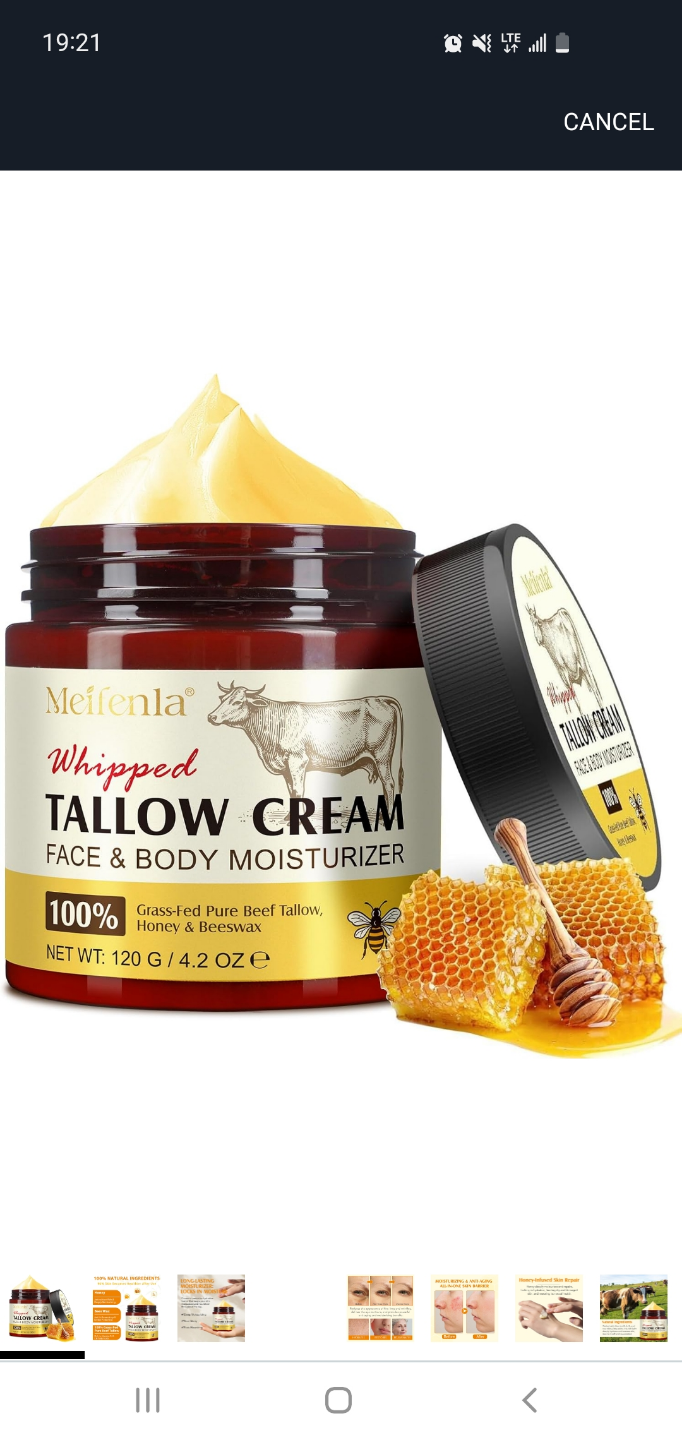 Meifuenla Whipped Tallow Cream Face & Body Moisturizer - photo 2